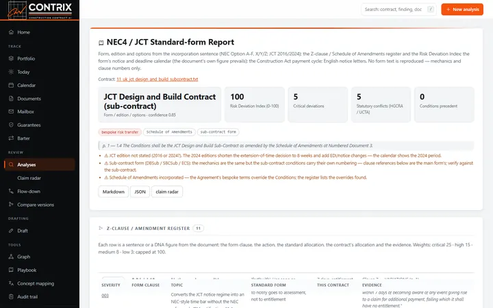 JCT report
